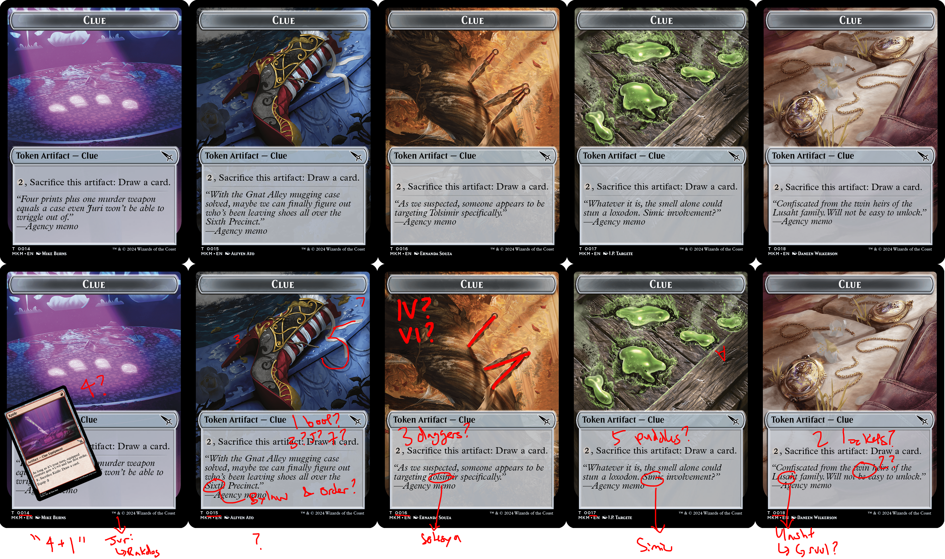 clue token redlining