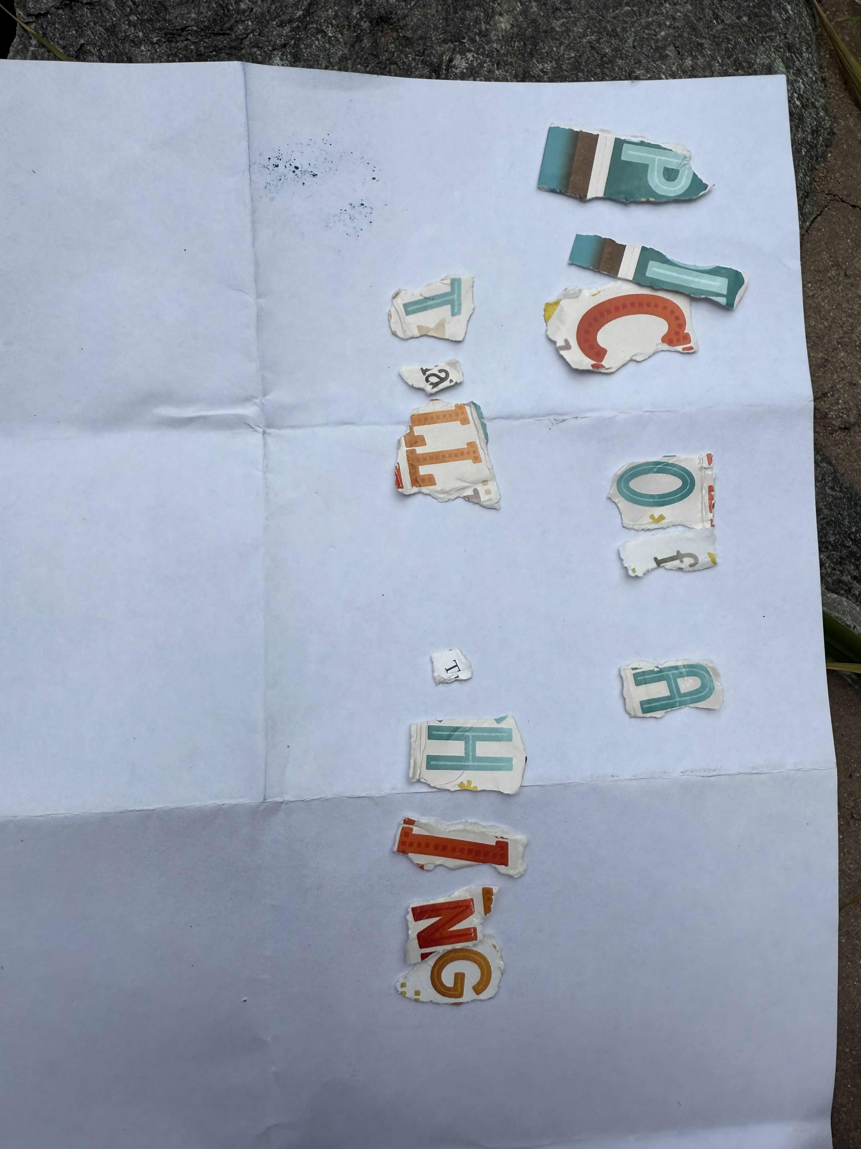Ransom Note for Picture of Tallest Structure