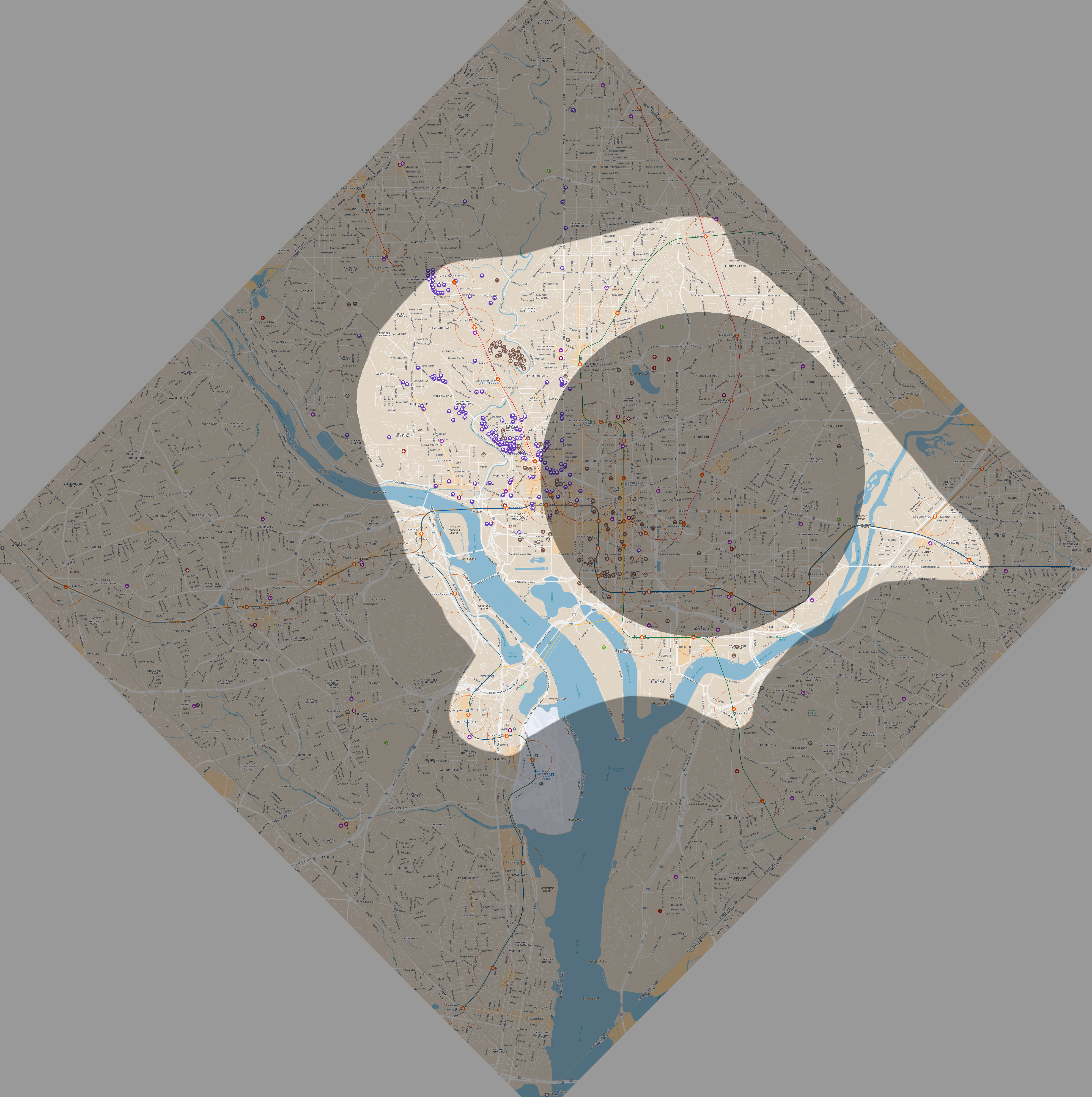 2 mile Custom Radar
