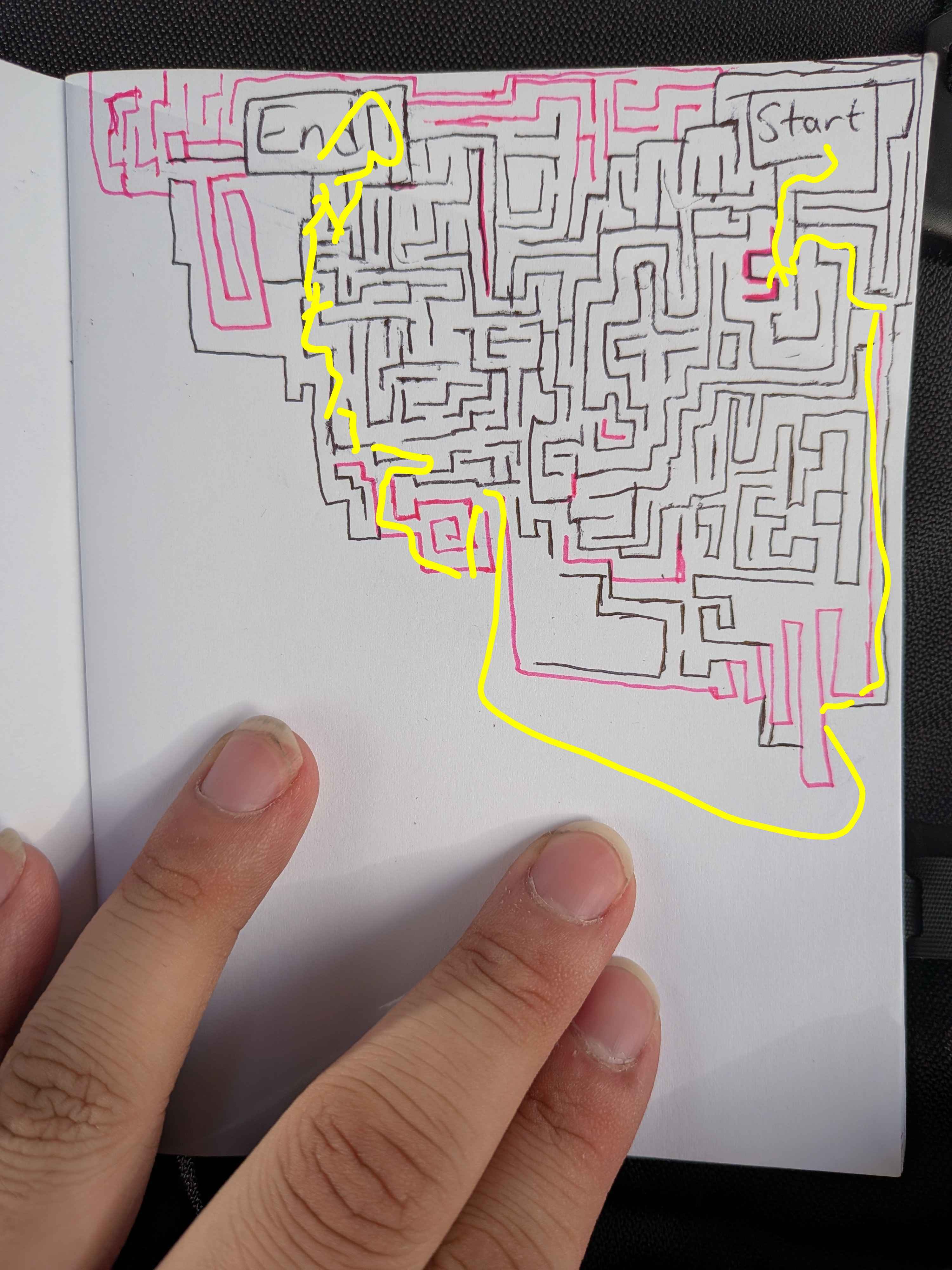 Solved Maze