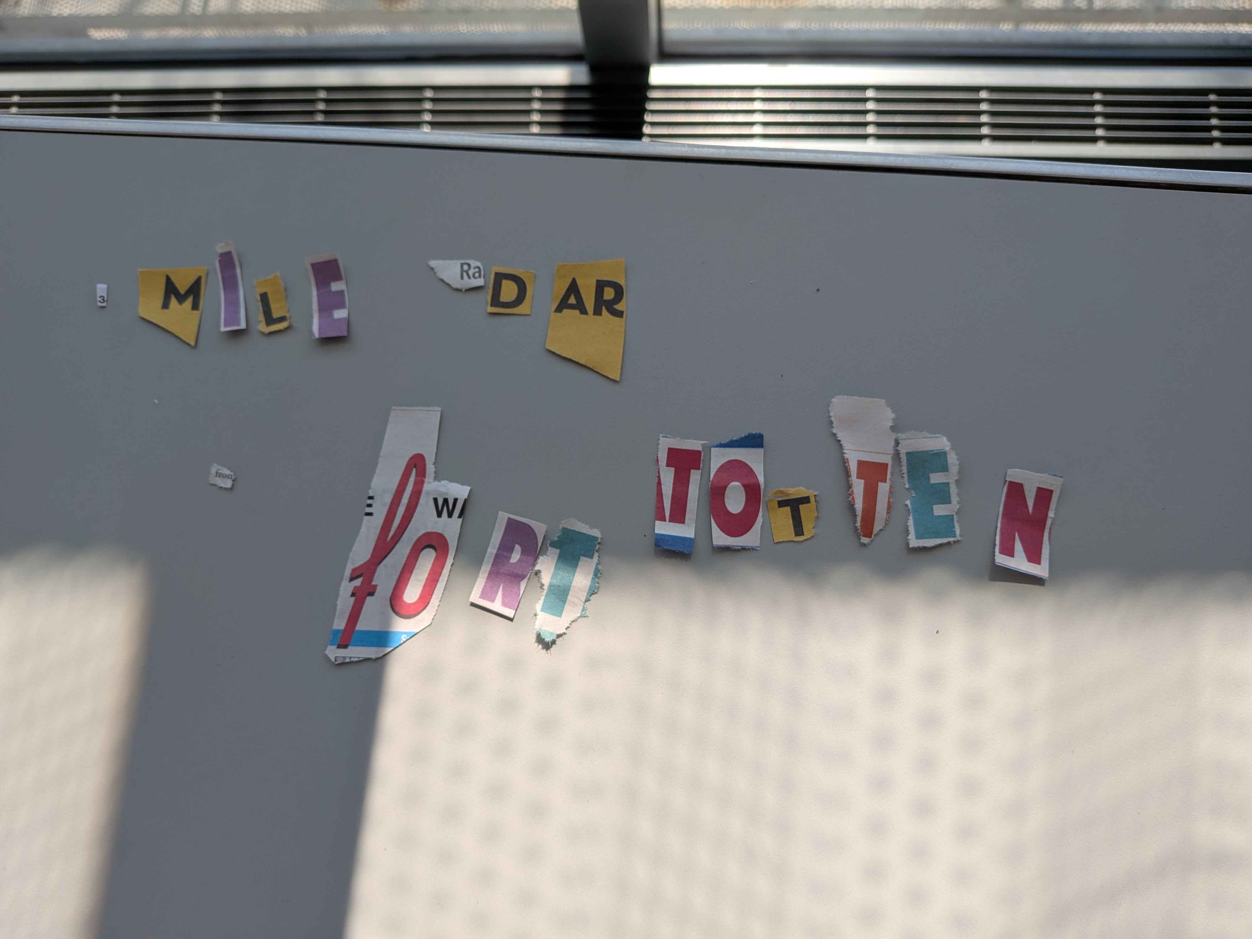 Ransom Note - 3 mile radar