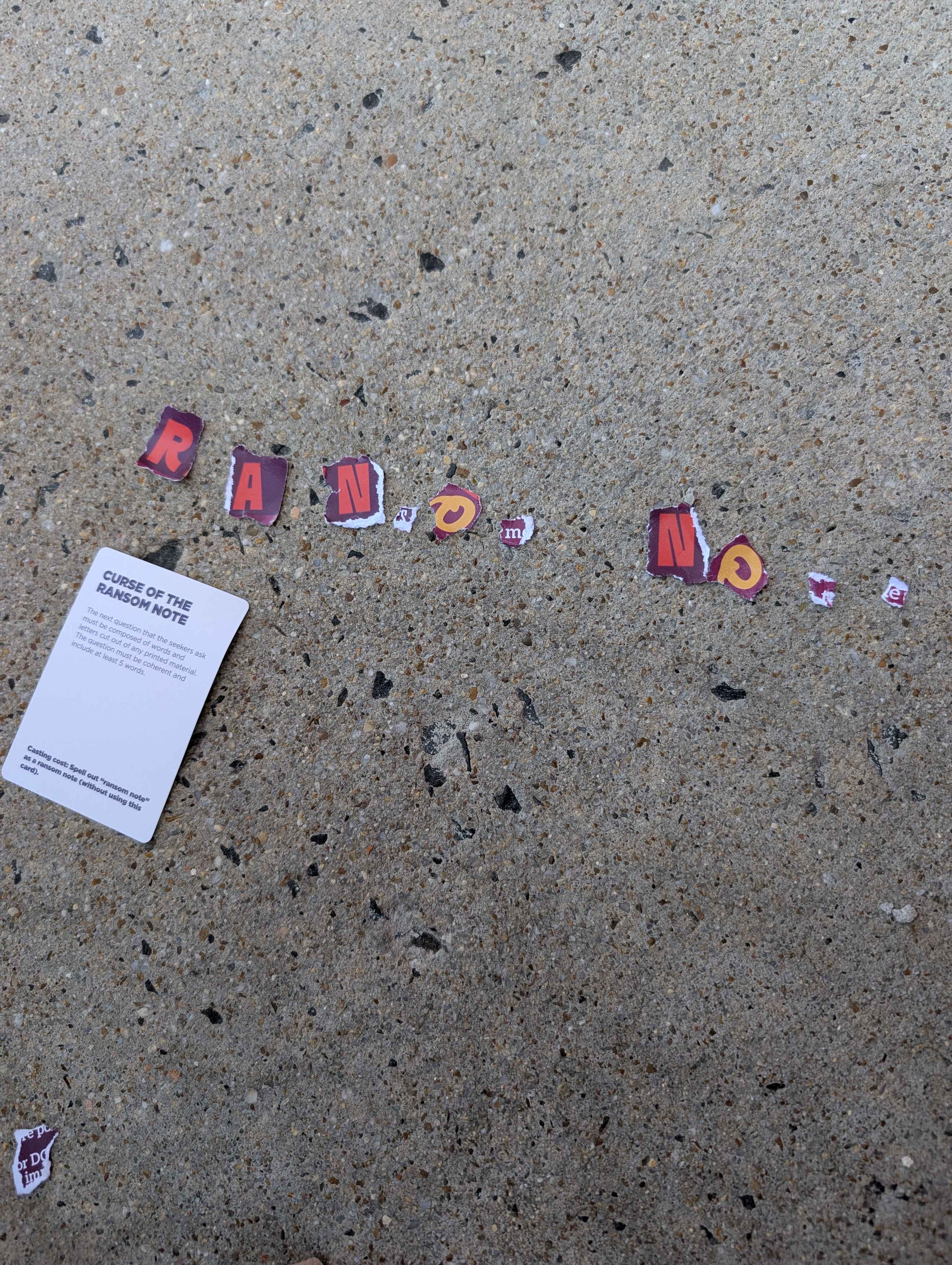 Curse of the Ransom Note