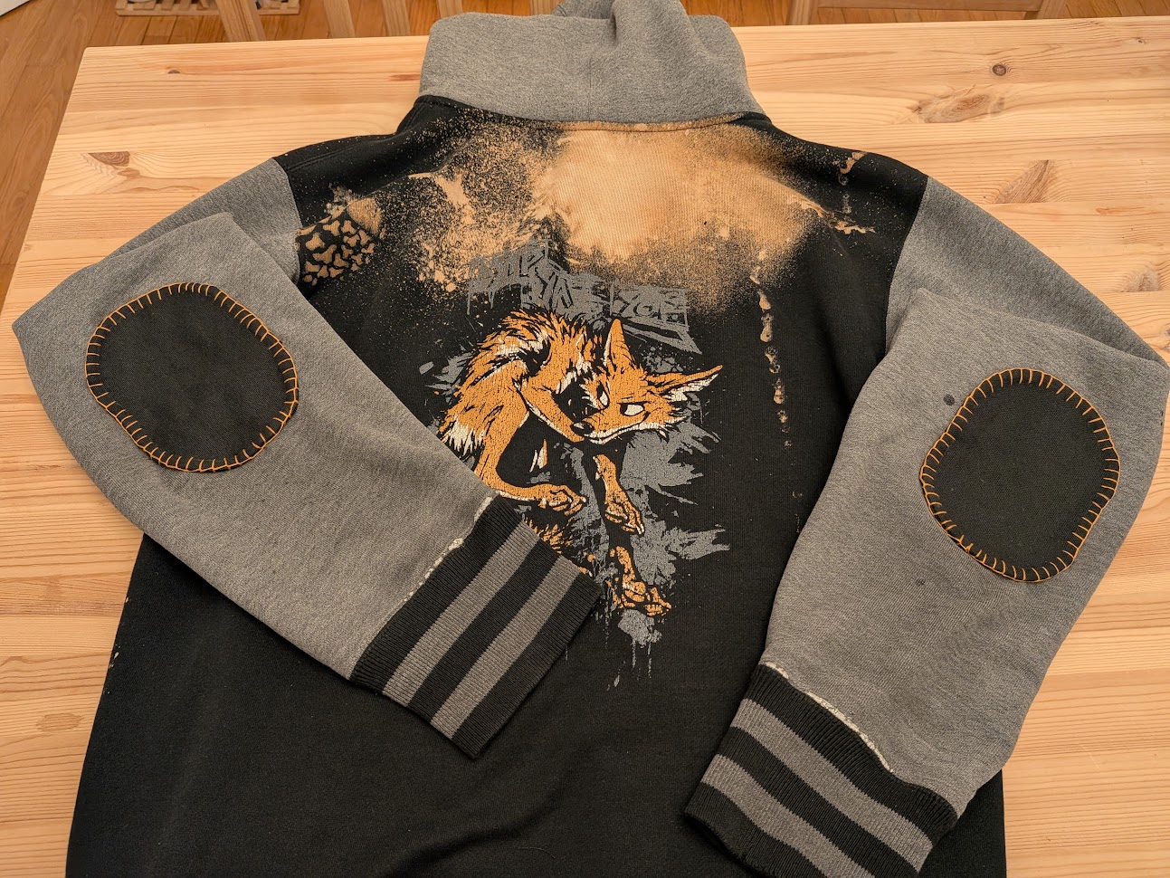 patched hoodie